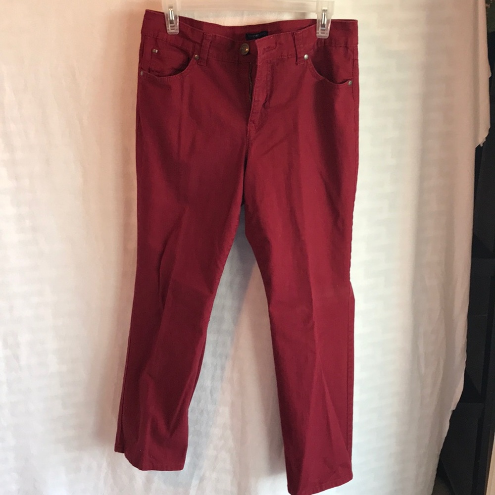 Red or Burgundy Bandolino Jeans